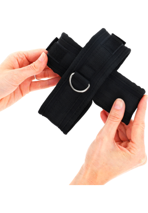 Bondage δεσμά από nylon σε μαύρο χρώμα