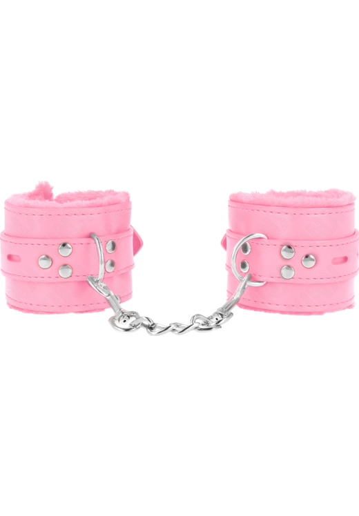 Bondage δεσμά από δερματίνη σε ροζ χρώμα