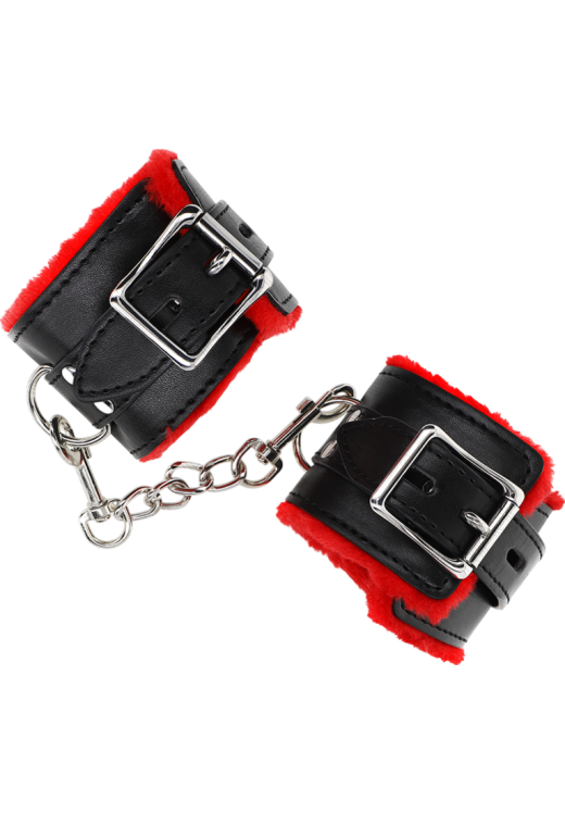 Bondage δεσμά από δερματίνη σε μαύρο χρώμα