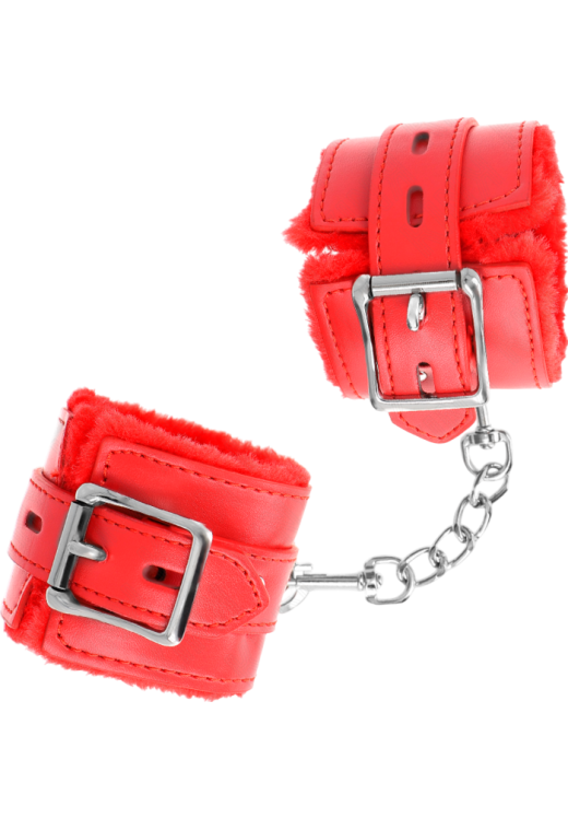 Bondage δεσμά από δερματίνη σε κόκκινο χρώμα