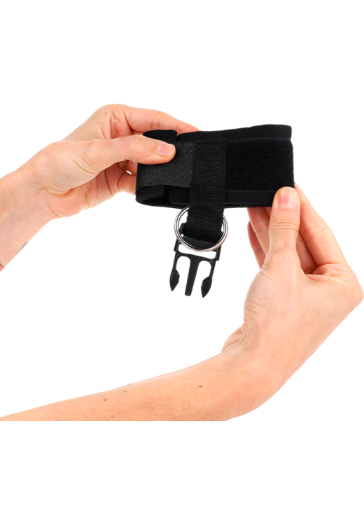 Bondage δεσμά από neoprene σε μαύρο χρώμα