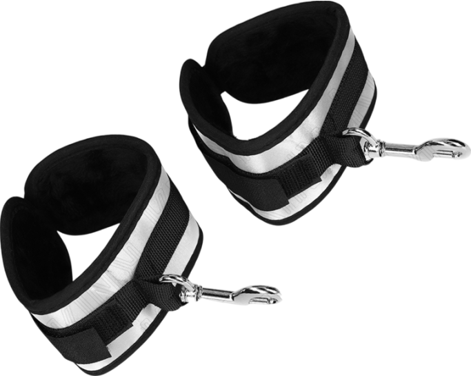 Bondage δεσμά από νeoprene σε γκρι χρώμα, μήκους 23 εκ.