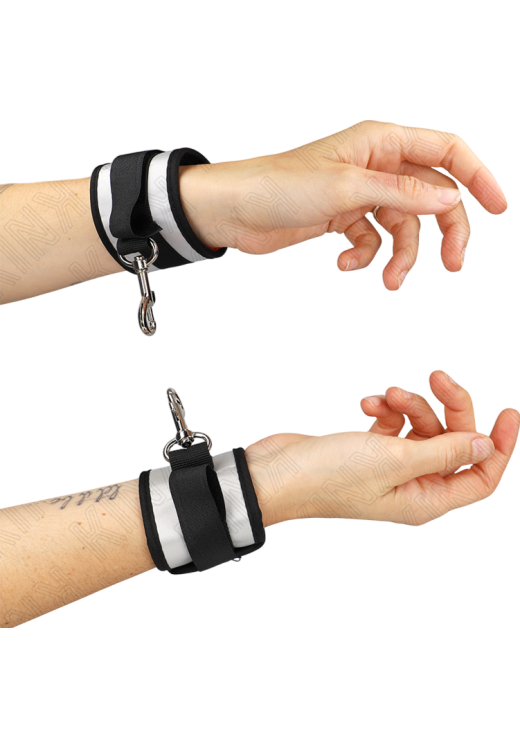 Bondage δεσμά από νeoprene σε γκρι χρώμα, μήκους 23 εκ.