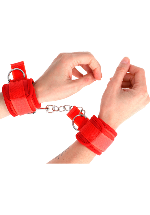 Bondage δεσμά από neoprene σε κόκκινο χρώμα