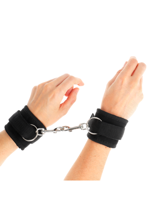 Bondage δεσμά από nylon σε μαύρο χρώμα