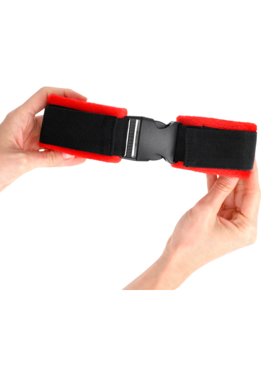 Bondage δεσμά από nylon σε μαύρο χρώμα, μήκους 25 εκ.