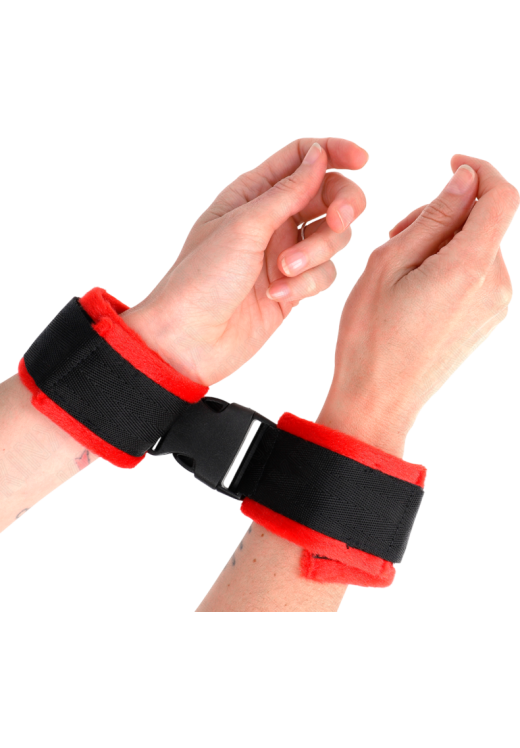 Bondage δεσμά από nylon σε μαύρο χρώμα, μήκους 25 εκ.