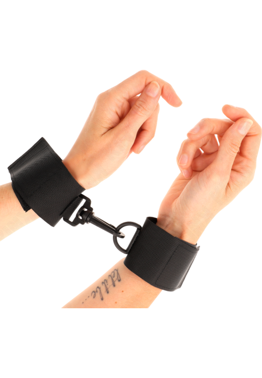 Bondage δεσμά από nylon σε μαύρο χρώμα