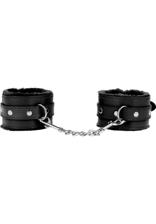 Bondage δεσμά από δερματίνη σε μαύρο χρώμα