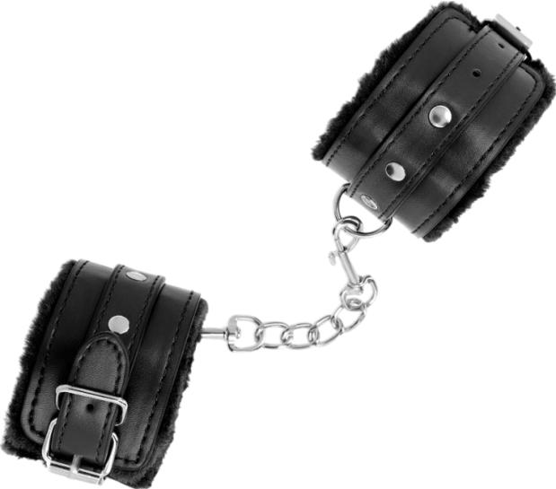 Bondage δεσμά από δερματίνη σε μαύρο χρώμα