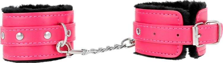 Bondage δεσμά από δερματίνη σε ροζ χρώμα