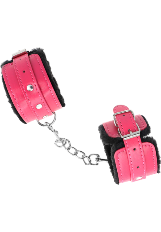 Bondage δεσμά από δερματίνη σε ροζ χρώμα