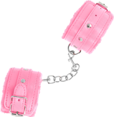 Bondage δεσμά από δερματίνη σε ροζ χρώμα