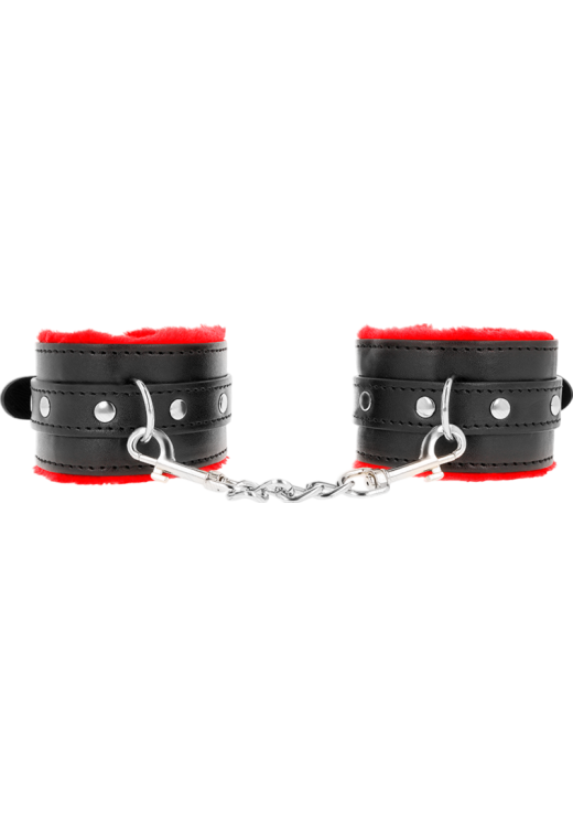 Bondage δεσμά από δερματίνη σε κόκκινο χρώμα