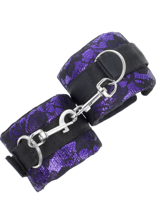 Δαντελωτά bondage δεσμά σε μοβ χρώμα