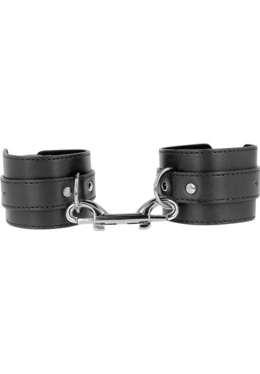 Bondage δεσμά από δερματίνη σε μαύρο χρώμα