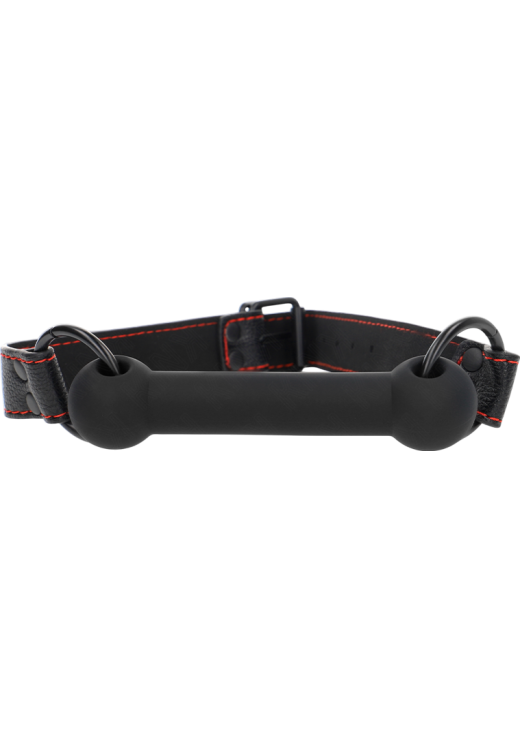 Φίμωτρο από δερματίνη σε μαύρο χρώμα, μήκους 60 εκ.