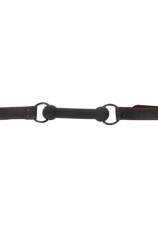 Φίμωτρο από δερματίνη σε μαύρο χρώμα, μήκους 60 εκ.