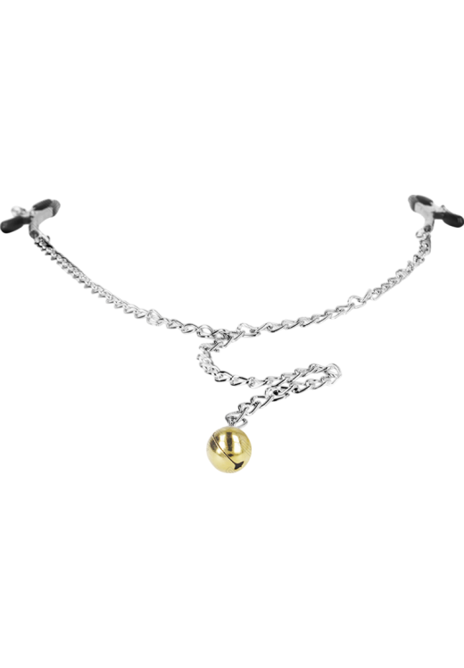 Μεταλλικοί σφιγκτήρες θηλών σε ασημί χρώμα