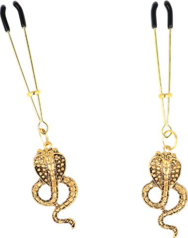 Μεταλλικοί σφιγκτήρες θηλών σε χρυσαφί χρώμα