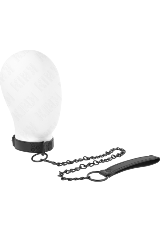 Κολάρο από δερματίνη σε μαύρο χρώμα