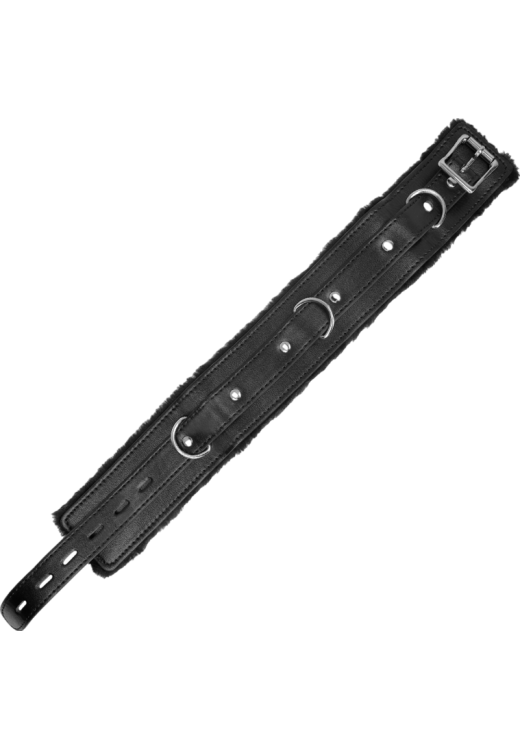 Κολάρο από δερματίνη σε μαύρο χρώμα