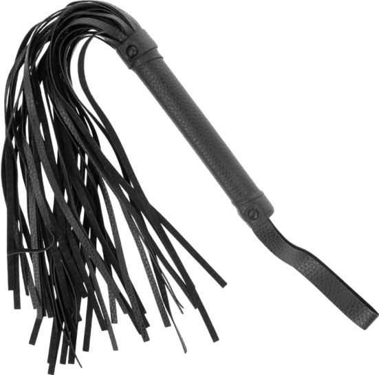 Μαστίγιο από δερματίνη σε μπλέ χρώμα, μήκους 90 εκ.