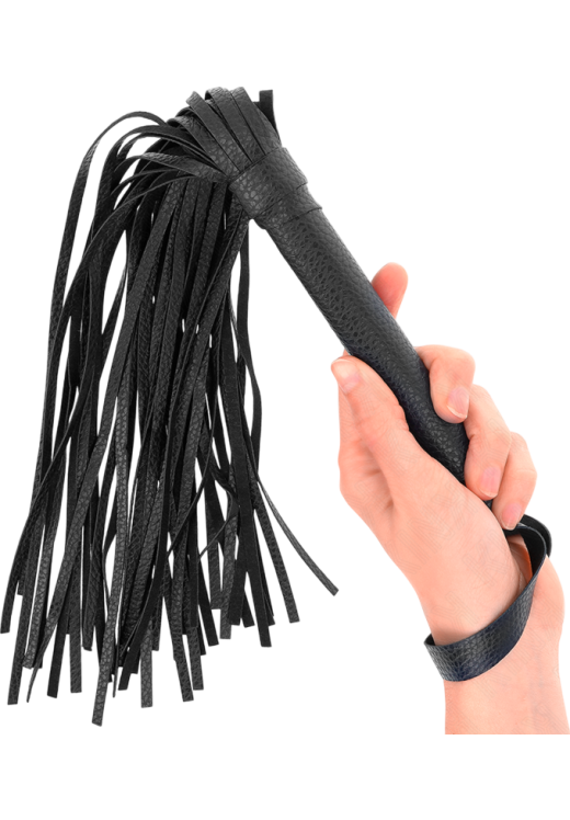 Μαστίγιο από δερματίνη σε μπλέ χρώμα, μήκους 90 εκ.