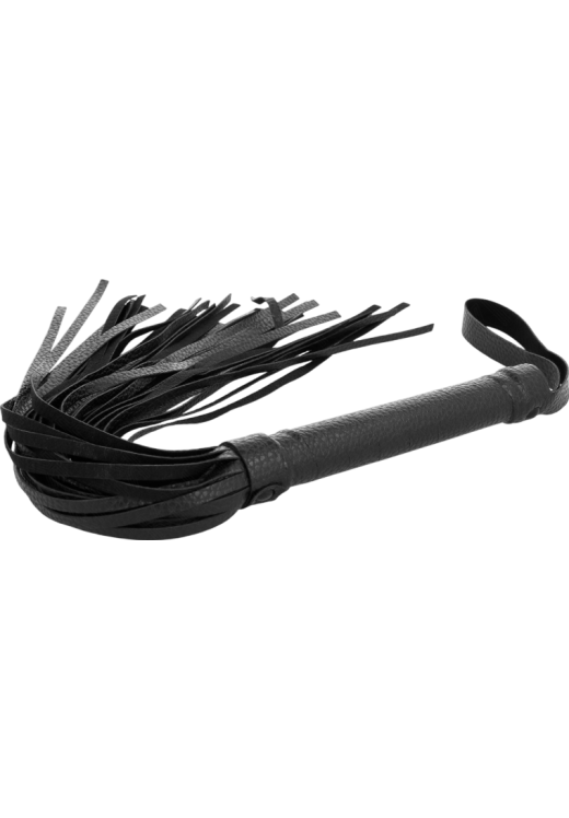 Μαστίγιο από δερματίνη σε μπλέ χρώμα, μήκους 90 εκ.