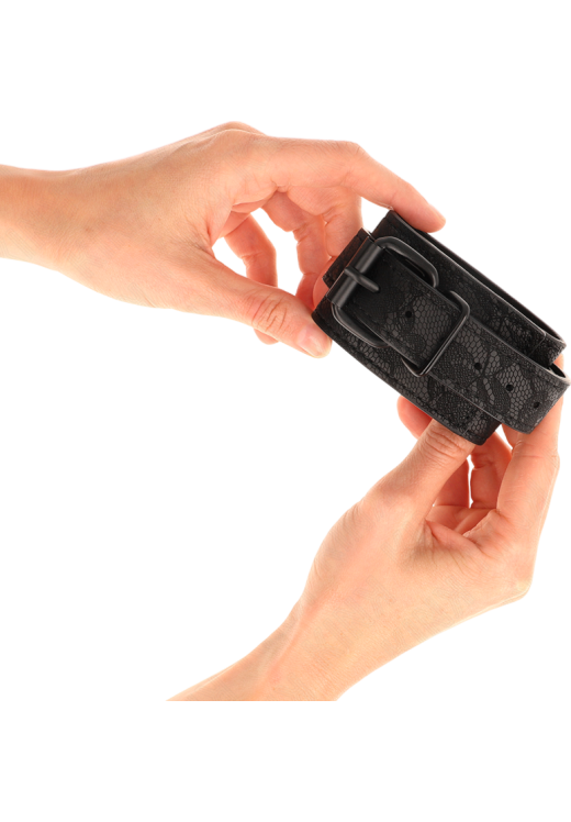 Bondage δεσμά από neoprene σε μαύρο χρώμα