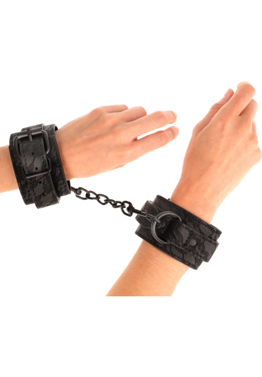 Bondage δεσμά από neoprene σε μαύρο χρώμα