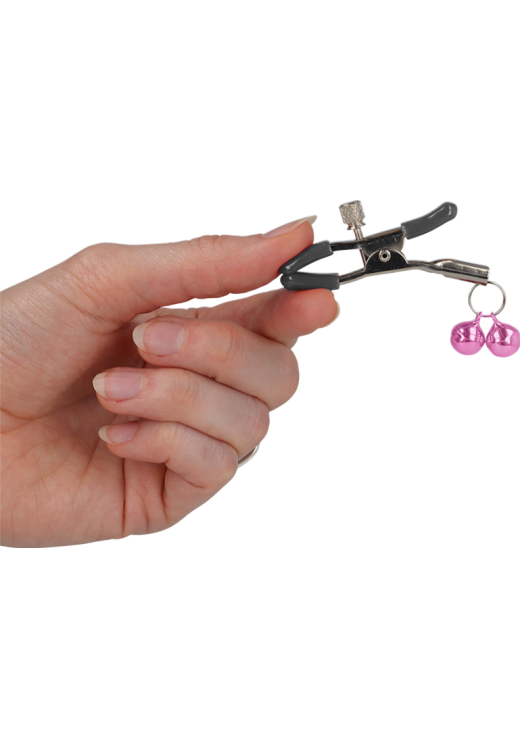 Μεταλλικοί σφιγκτήρες θηλών σε ασημί χρώμα