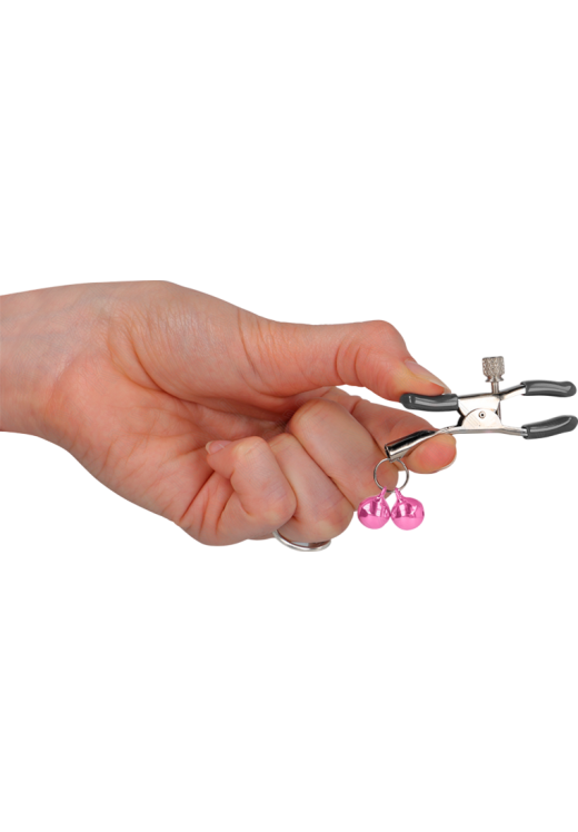 Μεταλλικοί σφιγκτήρες θηλών σε ασημί χρώμα