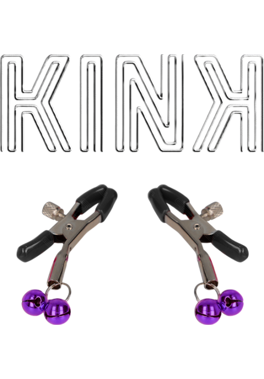 Μεταλλικοί σφιγκτήρες θηλών σε μοβ χρώμα