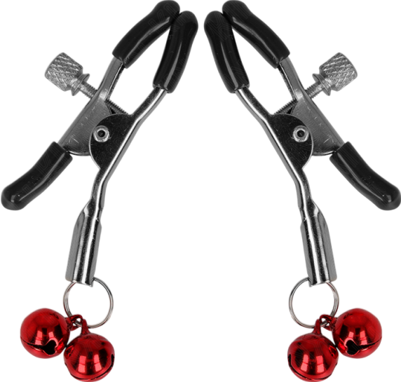 Μεταλλικοί σφιγκτήρες θηλών σε ασημί χρώμα