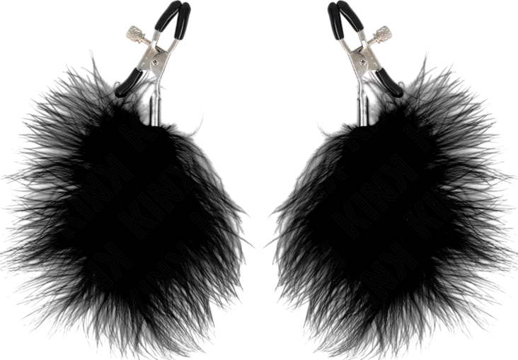 Μεταλλικοί σφιγκτήρες θηλών σε μαύρο χρώμα