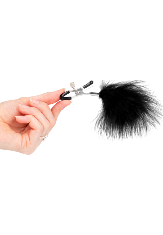 Μεταλλικοί σφιγκτήρες θηλών σε μαύρο χρώμα