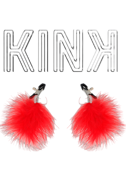 Μεταλλικοί σφιγκτήρες θηλών σε κόκκινο χρώμα