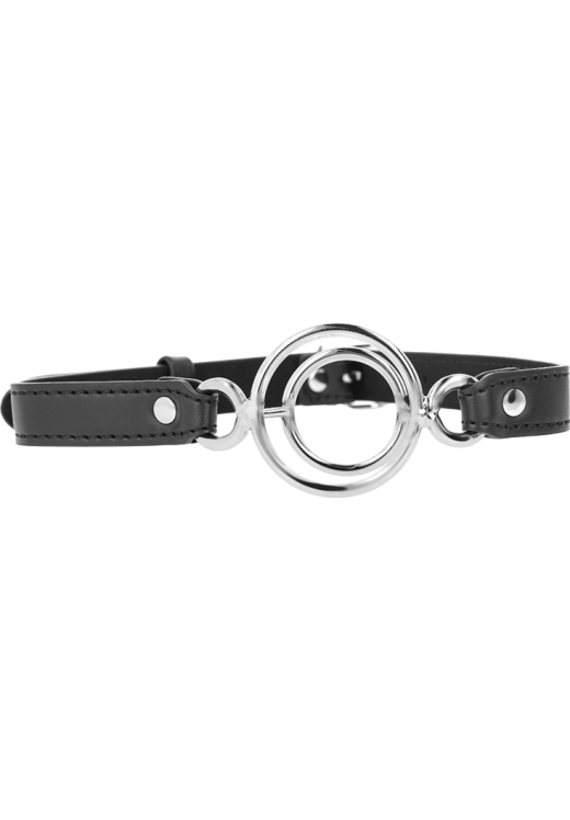 Φίμωτρο από δερματίνη σε μαύρο χρώμα, μήκους 62 εκ.