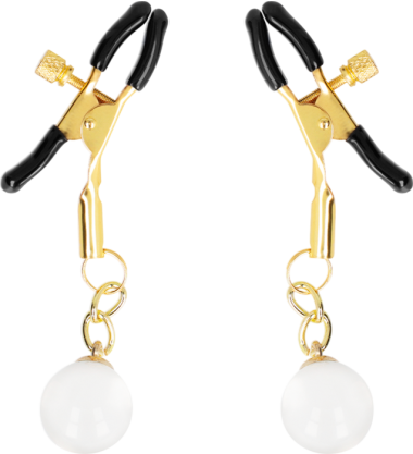 Μεταλλικοί σφιγκτήρες θηλών σε χρυσαφί χρώμα