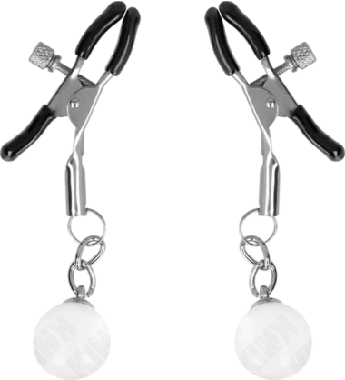 Μεταλλικοί σφιγκτήρες θηλών σε ασημί χρώμα