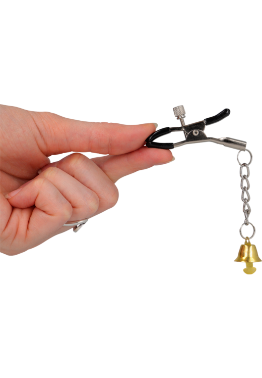 Μεταλλικοί σφιγκτήρες θηλών σε ασημί χρώμα