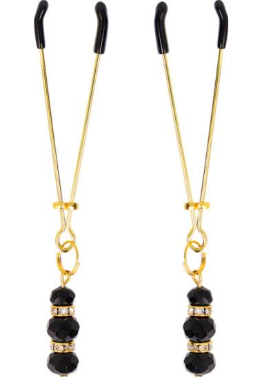 Μεταλλικοί σφιγκτήρες θηλών σε χρυσαφί χρώμα