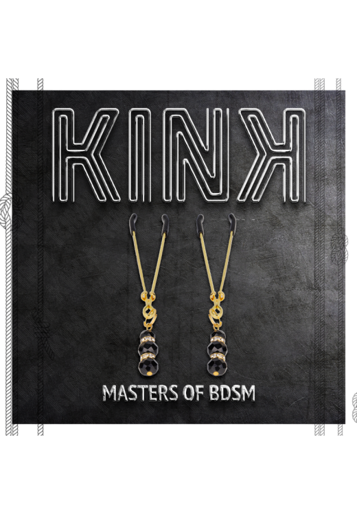 Μεταλλικοί σφιγκτήρες θηλών σε χρυσαφί χρώμα