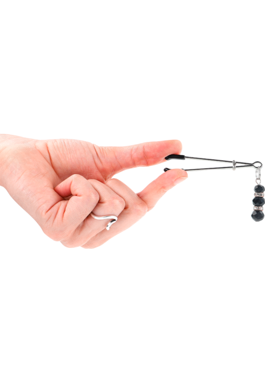 Μεταλλικοί σφιγκτήρες θηλών σε ασημί χρώμα