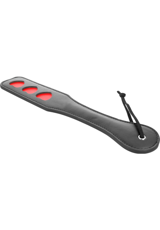 Κουπιά από δερματίνη σε κόκκινο χρώμα, μήκους 40 εκ.