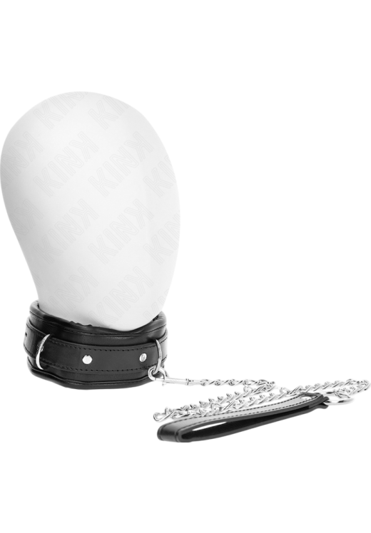 Κολάρο από δερματίνη σε μαύρο χρώμα