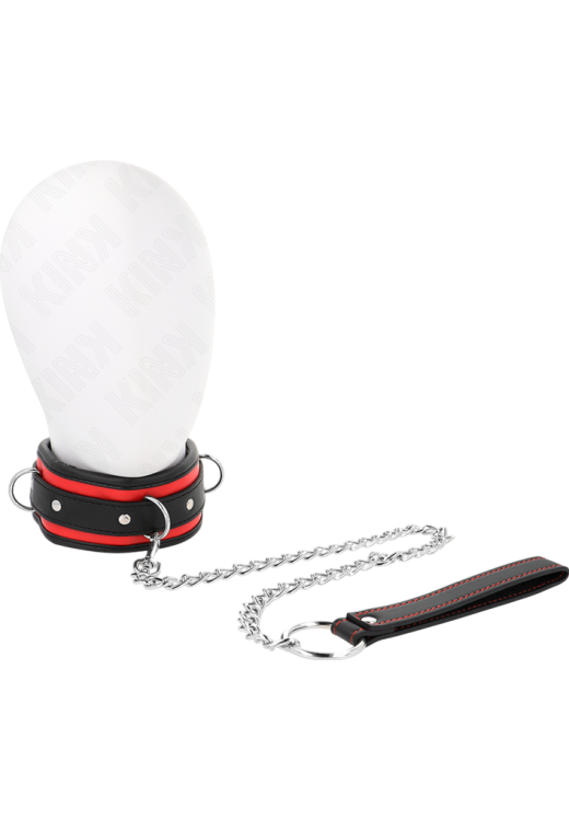 Κολάρο από δερματίνη σε κόκκινο χρώμα