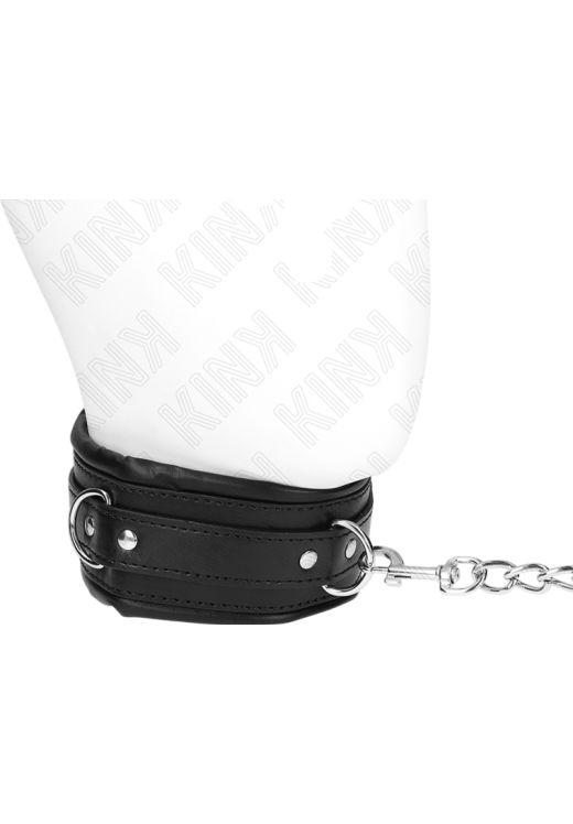 Κολάρο από δερματίνη σε μαύρο χρώμα