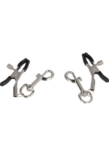 Μεταλλικοί σφιγκτήρες θηλών σε ασημί χρώμα